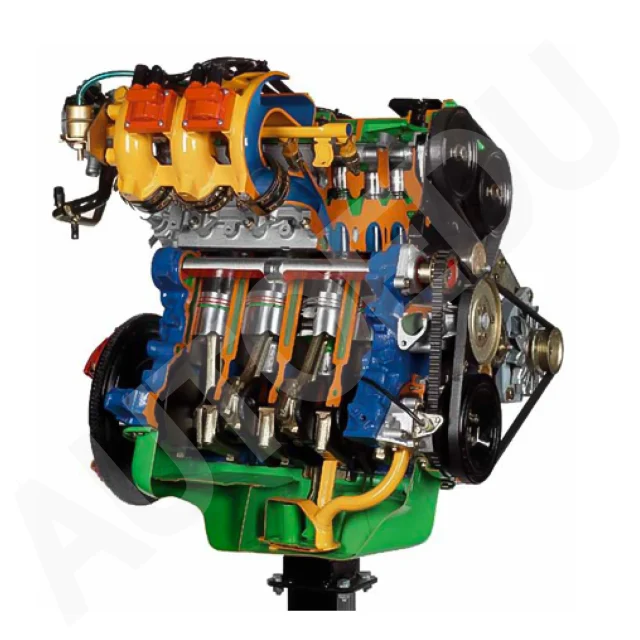 16 valve 4 cylinders engine with MPI injection Cutaway AE34800E