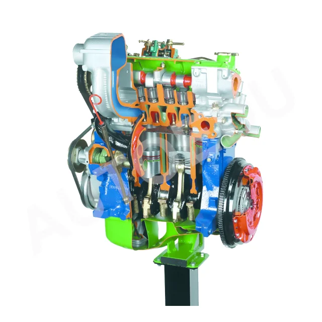 4 Cylinder diesel engine cutaway AE36065E