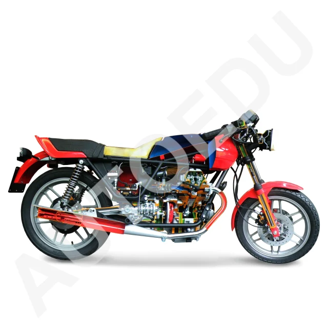 “MOTO GUZZI” MOTORCYCLE 2 CYLINDERS Cutaway Educational model AE47800E