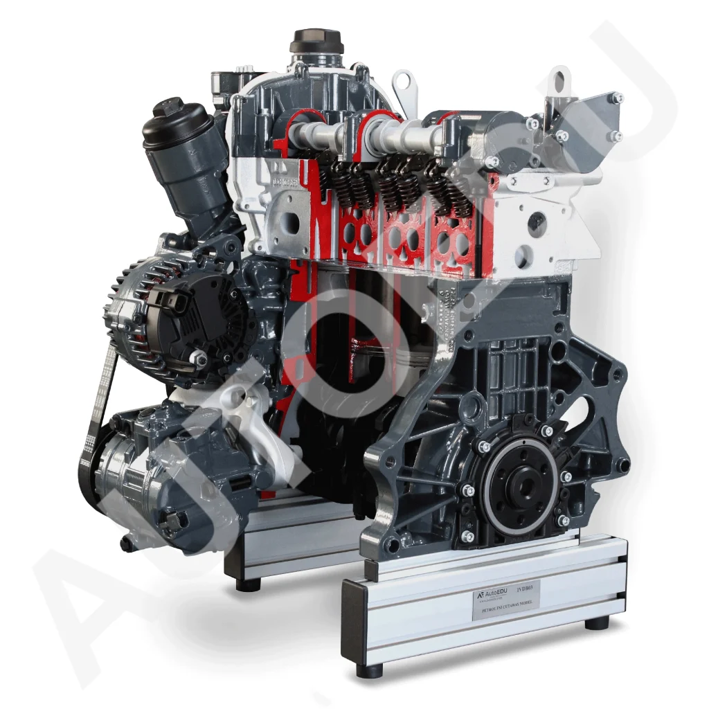 Petrol(gasoline) DOHC Engine Cutaway Educational Trainer IVDB03 AutoEDU automotive training equipment