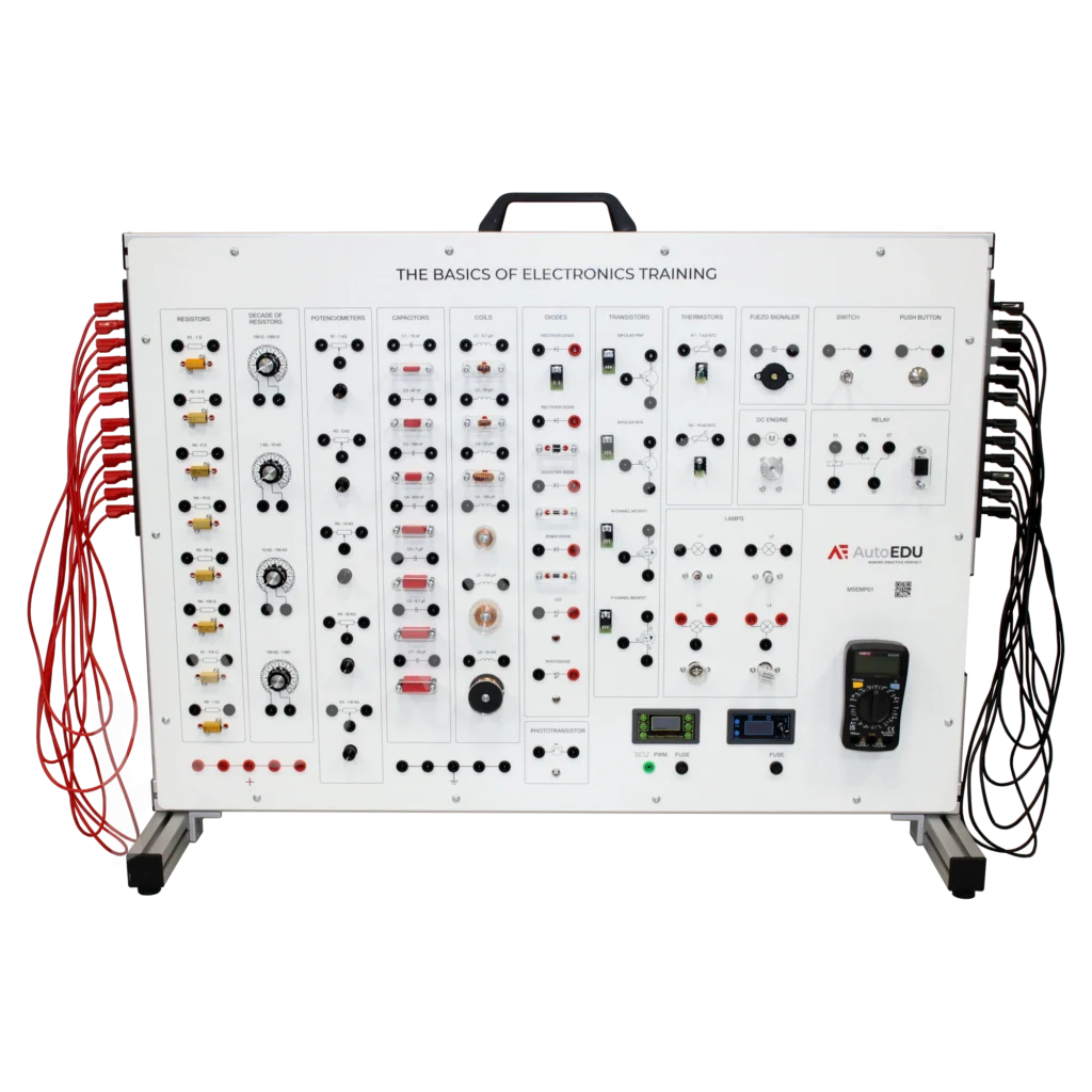 Basics of Electronics Training Stand MSEMP01 AutoEDU automotive training equipment