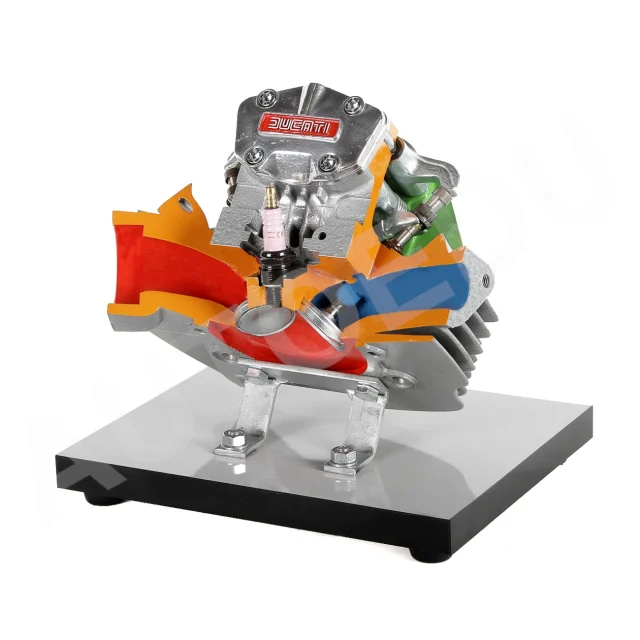 2-valve desmo SOHC engine head cutaway educational model AE410366S