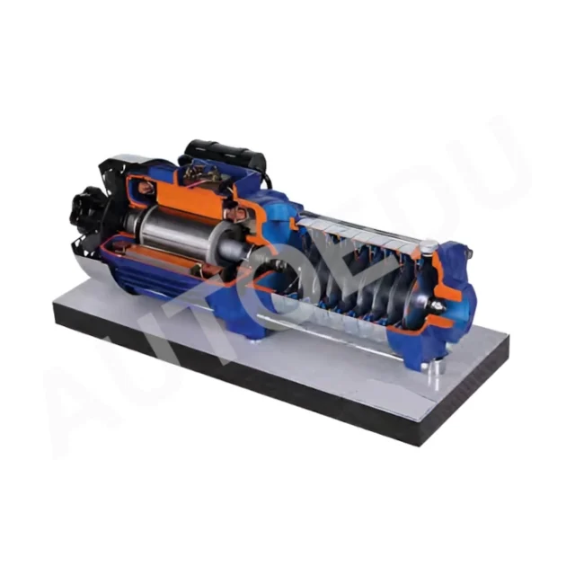 Multi-stage centrifugal electropump educational trainer cutaway AE413050M