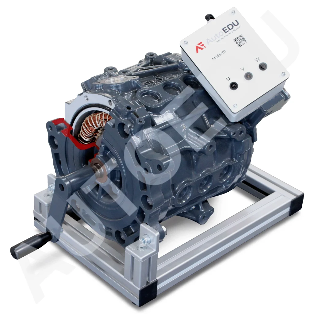 EV vehicle electric motor educational trainer MSEM01 AutoEDU automotive training equipment